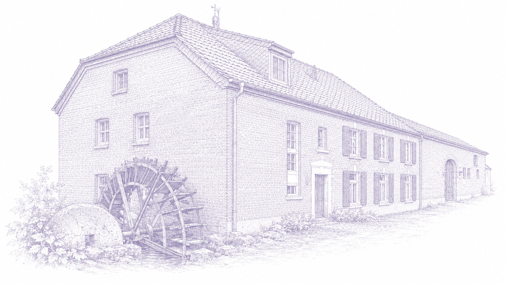 Historische Wassermühle in Wegberg